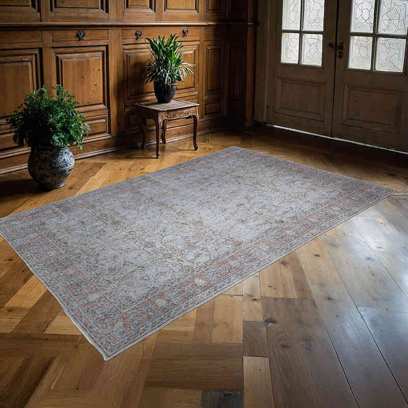 Boyalı El Dokuma Anadolu Halısı - 164 cm x 265 cm - K0049413