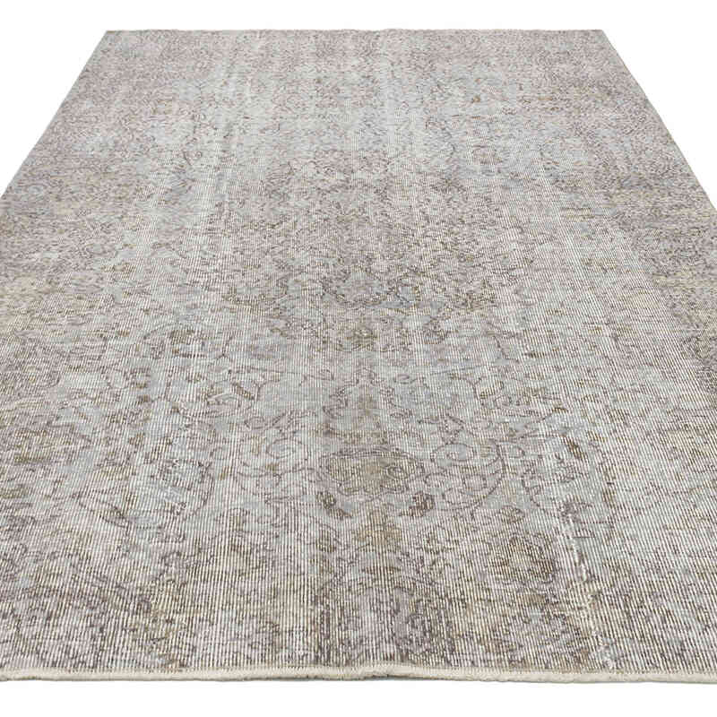 Over-dyed Vintage Hand-Knotted Turkish Rug - 5' 4" x 8' 8" (64" x 104") - K0049414