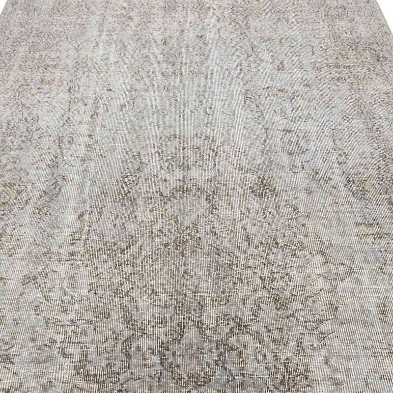 Over-dyed Vintage Hand-Knotted Turkish Rug - 5' 4" x 8' 8" (64" x 104") - K0049414