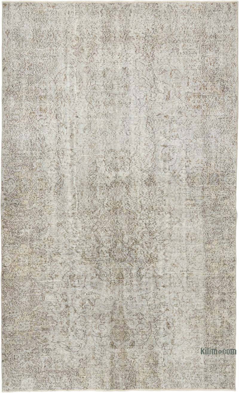 Over-dyed Vintage Hand-Knotted Turkish Rug - 5' 4" x 8' 8" (64" x 104") - K0049414