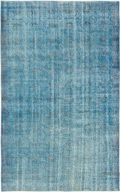 Mavi Boyalı El Dokuma Anadolu Halısı - 185 cm x 287 cm