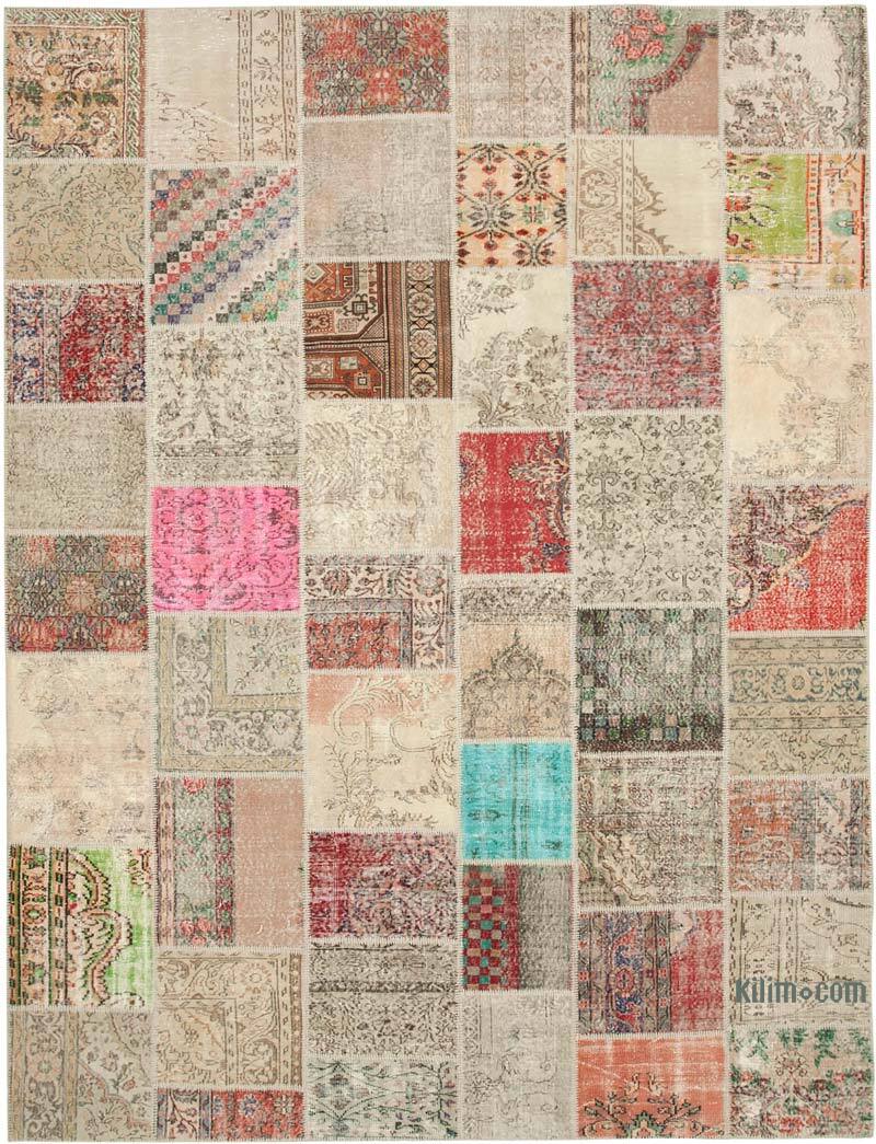 Patchwork Ek Dokuma Halı - 303 cm x 402 cm - K0049447