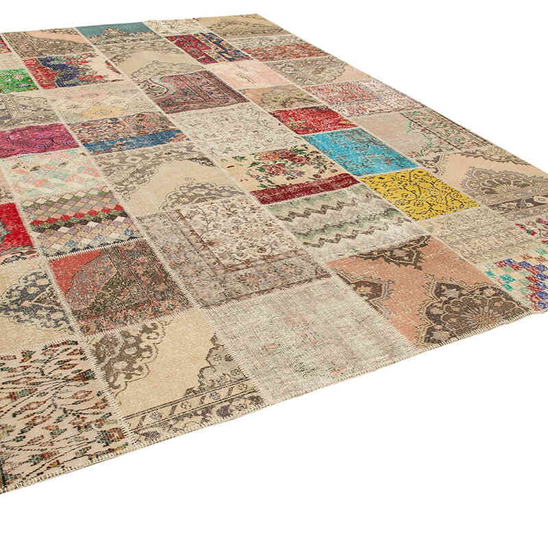 Patchwork Ek Dokuma Halı - 304 cm x 402 cm - K0049460