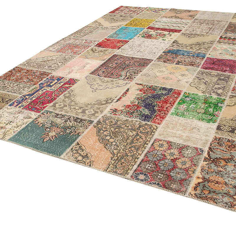 Patchwork Ek Dokuma Halı - 304 cm x 402 cm - K0049460