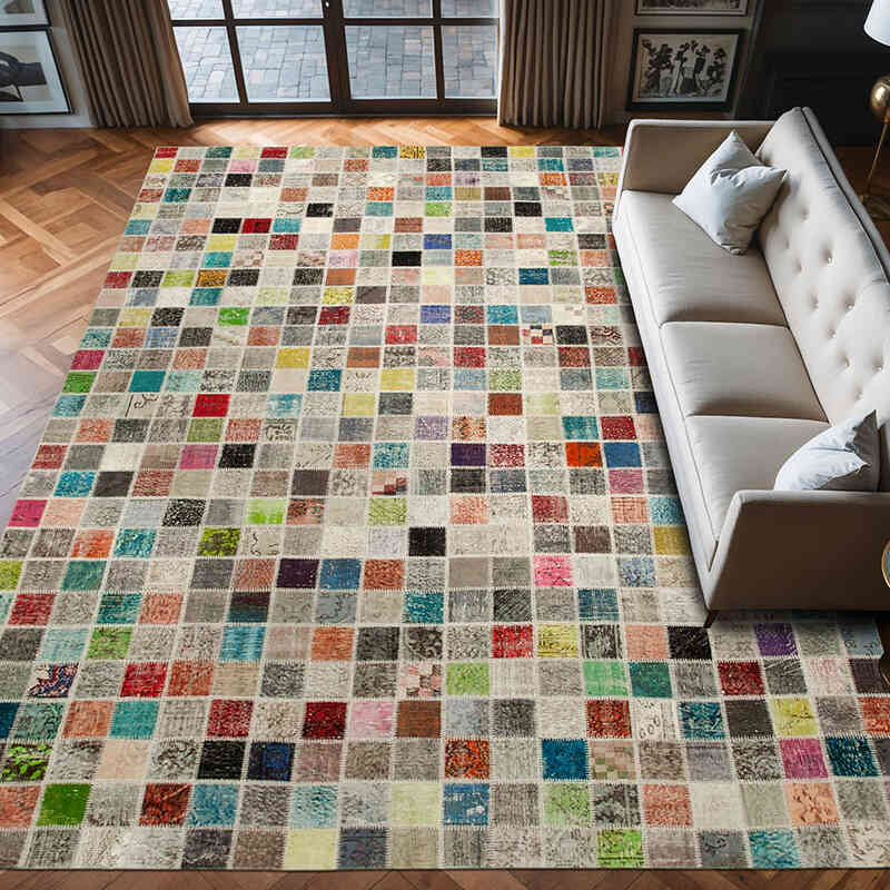 Alfombra Turca De Retazos - 300 cm x 408 cm - K0049467