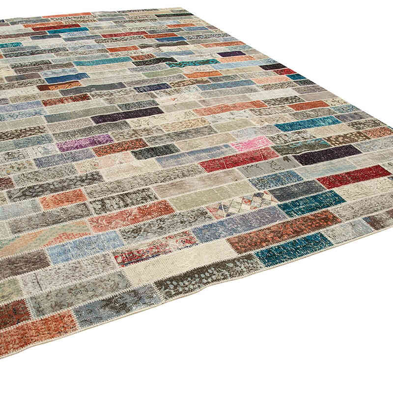 Patchwork Ek Dokuma Halı - 300 cm x 401 cm - K0049473