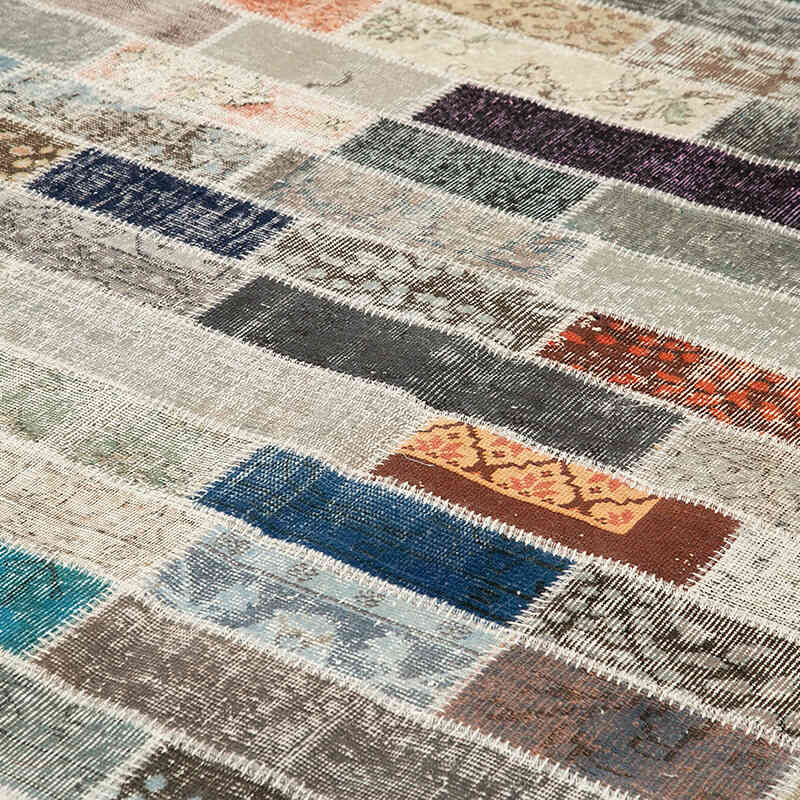 Patchwork Ek Dokuma Halı - 300 cm x 401 cm - K0049473