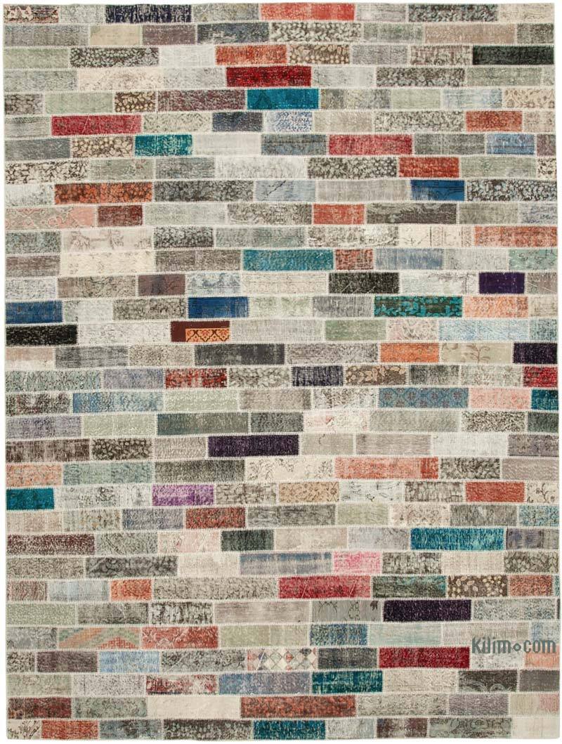 Patchwork Ek Dokuma Halı - 300 cm x 401 cm - K0049473