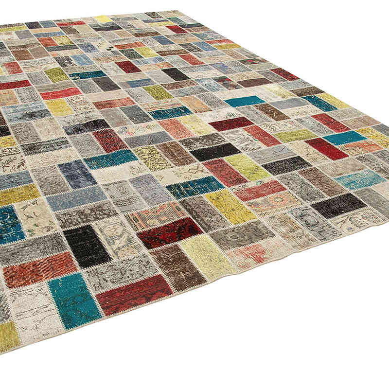 Patchwork Ek Dokuma Halı - 293 cm x 412 cm - K0049474