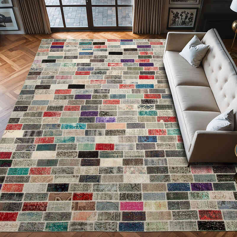 Alfombra Turca De Retazos - 308 cm x 400 cm - K0049478