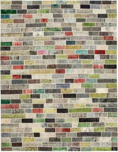 Patchwork Ek Dokuma Halı - 300 cm x 387 cm