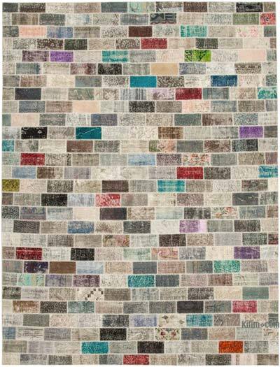Patchwork Ek Dokuma Halı - 298 cm x 400 cm