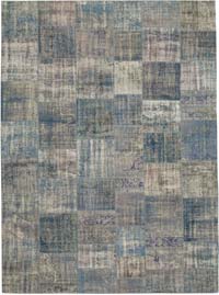 Boyalı Patchwork Halı - 296 cm x 400 cm