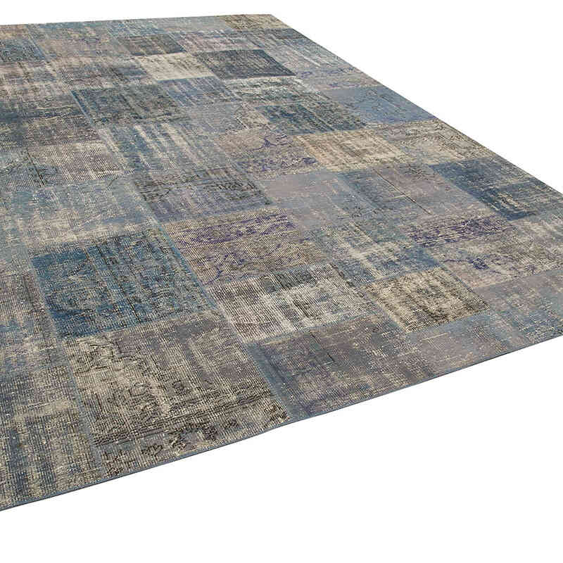 Boyalı Patchwork Halı - 296 cm x 400 cm - K0049496