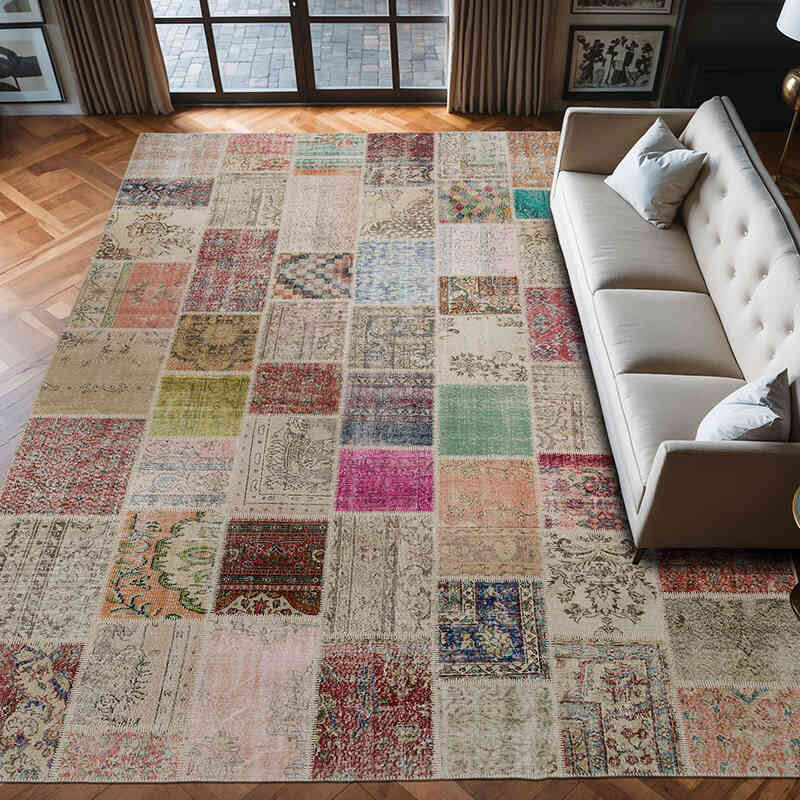 Alfombra Turca De Retazos - 300 cm x 402 cm - K0049514