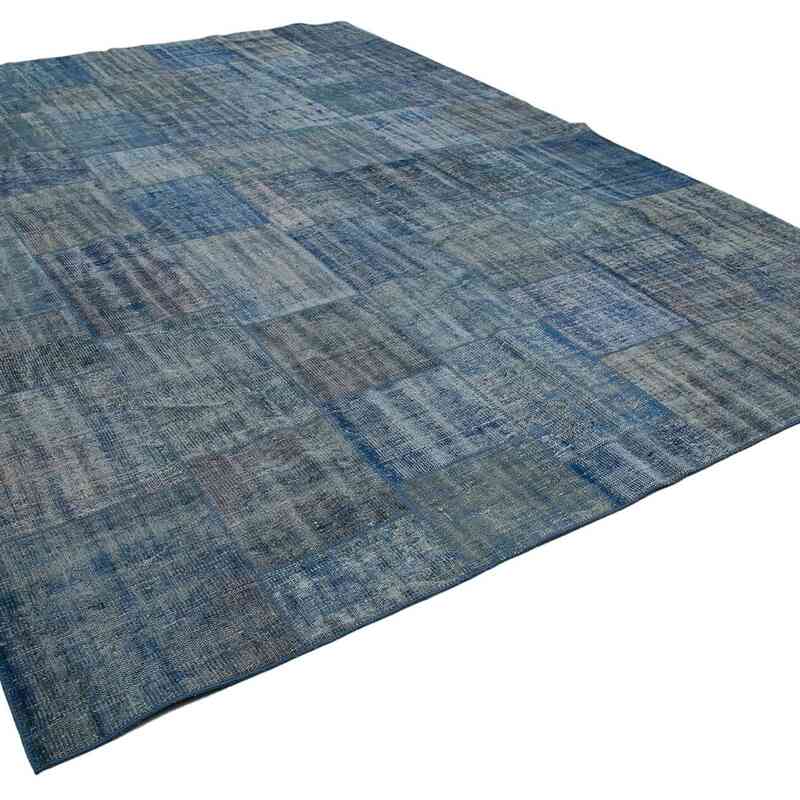 Patchwork Hand-Knotted Turkish Rug - 9' 8" x 13' 1" (116" x 157") - K0049519