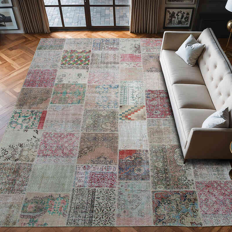 Alfombra Turca De Retazos - 301 cm x 404 cm - K0049532
