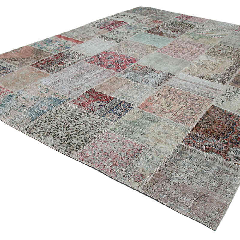 Patchwork Ek Dokuma Halı - 300 cm x 403 cm - K0049533