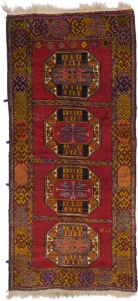 El Dokuma Vintage Halı - 119 cm x 263 cm