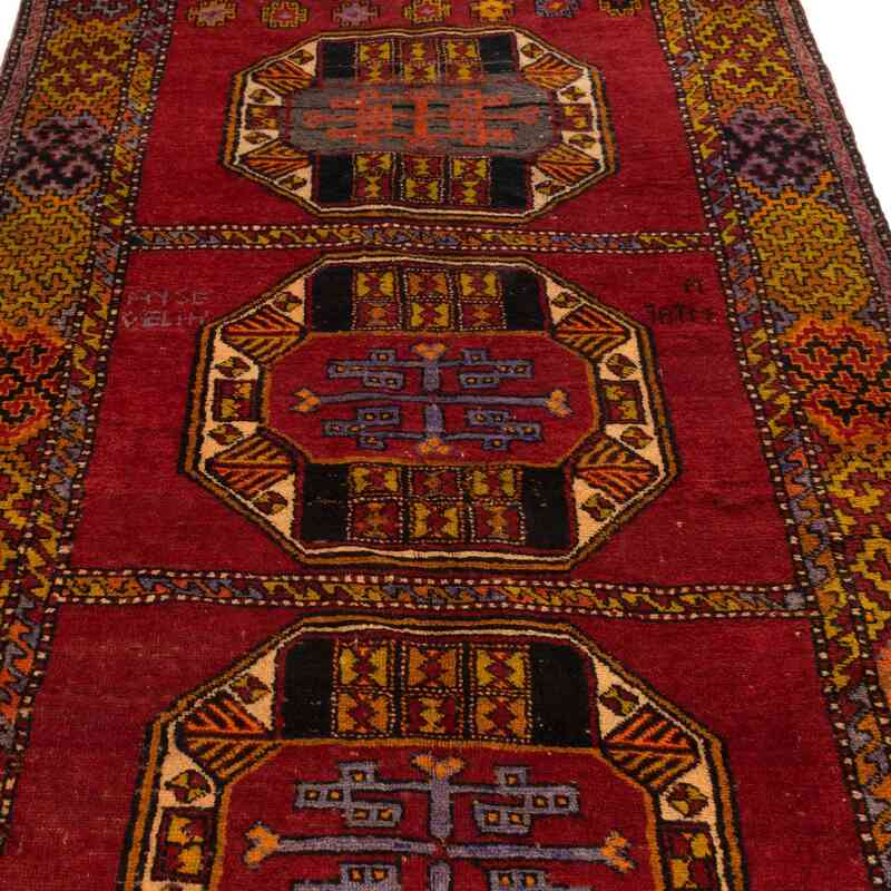 Vintage Turkish Hand-Knotted Rug - 3' 11" x 8' 8" (47 in. x 104 in.) - K0049561