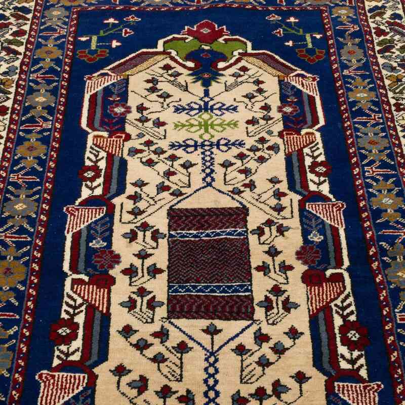 Vintage Turkish Hand-Knotted Rug - 4' 8" x 6' 8" (56" x 80") - K0049573