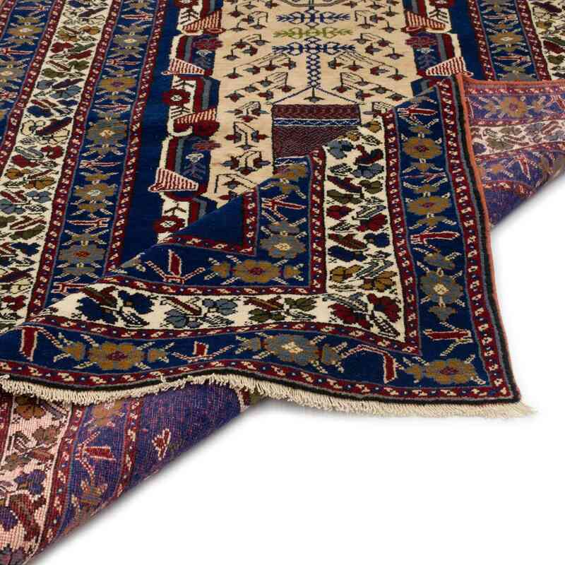 Vintage Turkish Hand-Knotted Rug - 4' 8" x 6' 8" (56" x 80") - K0049573