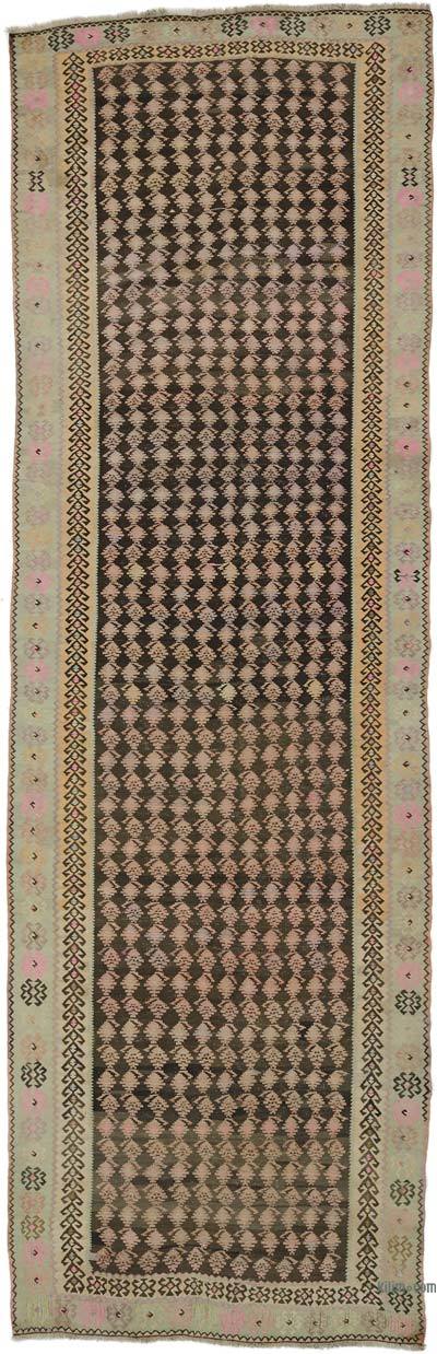 Vintage Kars Kilim Yolluk - 135 cm x 424 cm