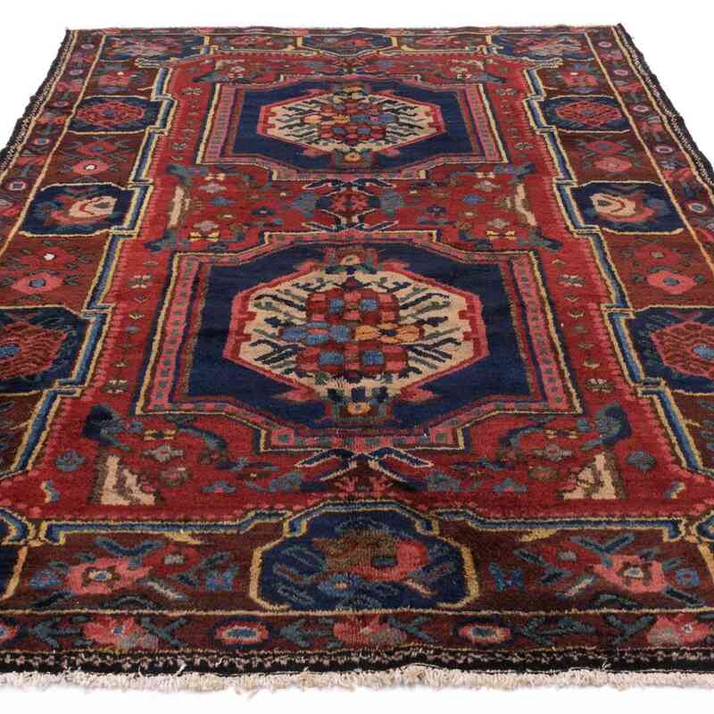 Vintage Turkish Hand-Knotted Rug - 5' 7" x 8' 2" (67 in. x 98 in.) - K0049590