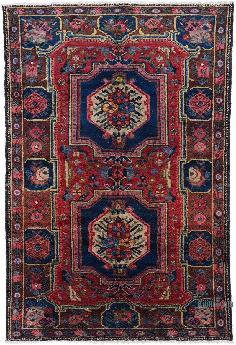 Vintage Turkish Hand-Knotted Rug - 5' 7" x 8' 2" (67 in. x 98 in.) - K0049590
