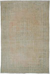 Alfombra Vintage Turca Anudada a Mano - 205 cm x 307 cm
