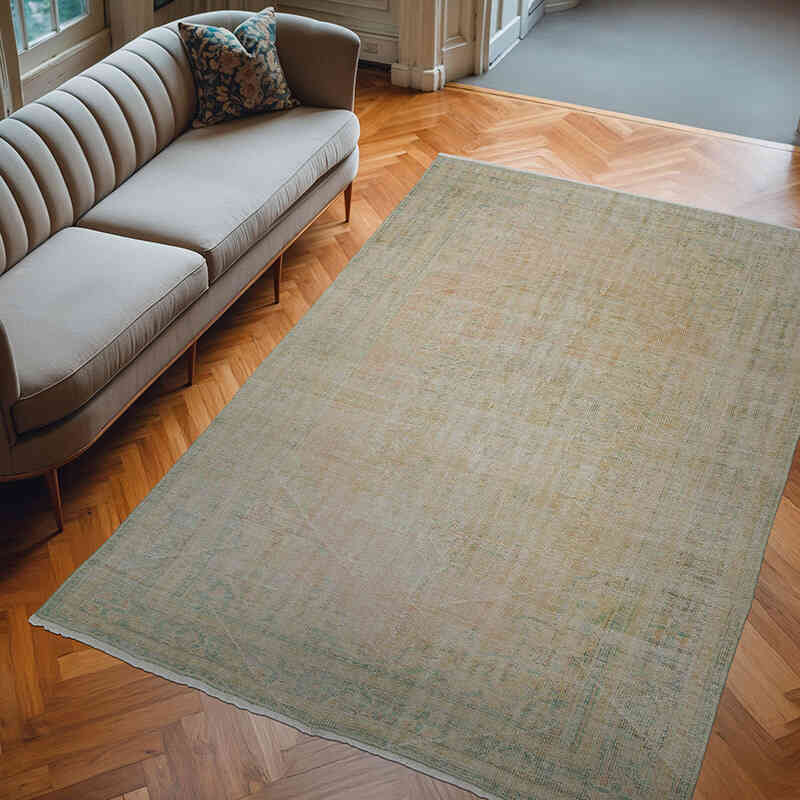 Vintage Turkish Hand-Knotted Rug - 6' 9" x 10' 1" (81" x 121") - K0049598