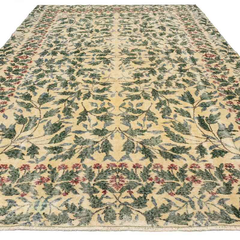 Alfombra Vintage Turca Anudada a Mano - 205 cm x 330 cm - K0049599