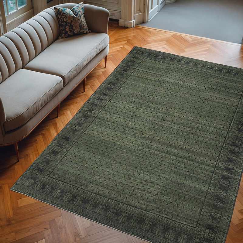 Red, Multicolor Vintage Mut Kilim Rug - 4' 9" x 9' 1" (57" x 109") - K0049626