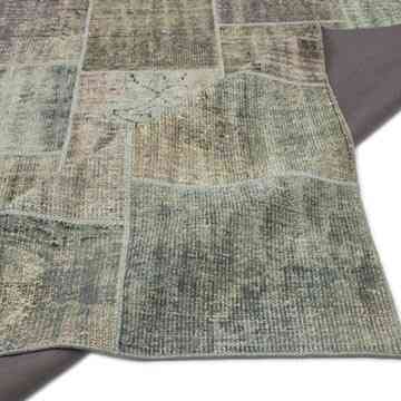 Alfombra De Retazos Turca Sobre-teñida - 258 cm x 352 cm - K0049710