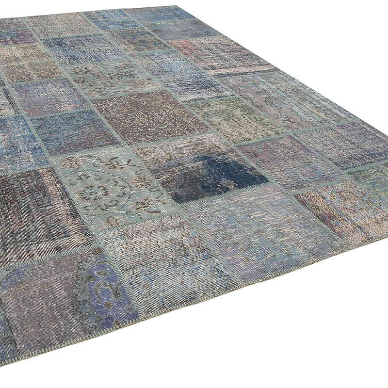 Boyalı Patchwork Halı - 251 cm x 354 cm - K0049719
