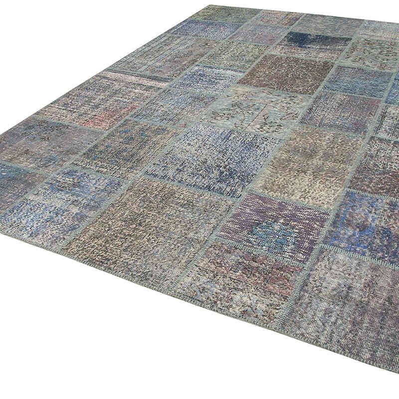 Boyalı Patchwork Halı - 251 cm x 354 cm - K0049719
