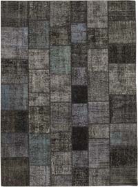 Boyalı Patchwork Halı - 255 cm x 352 cm