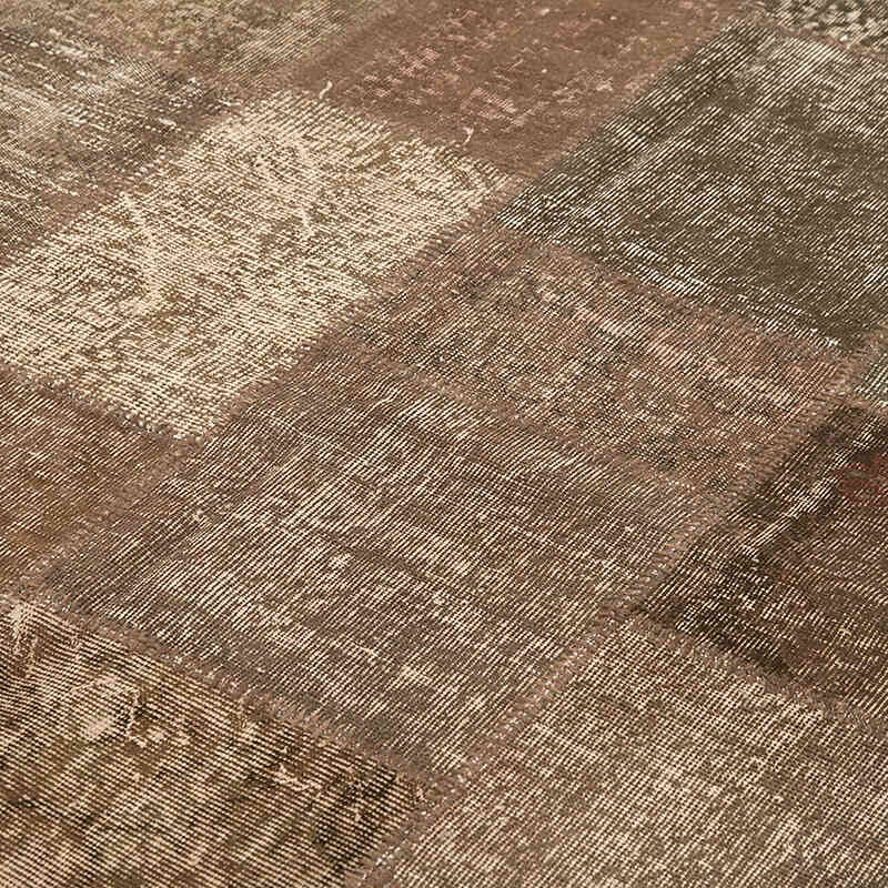 Patchwork Hand-Knotted Turkish Rug - 8' 4" x 11' 8" (100" x 140") - K0049724