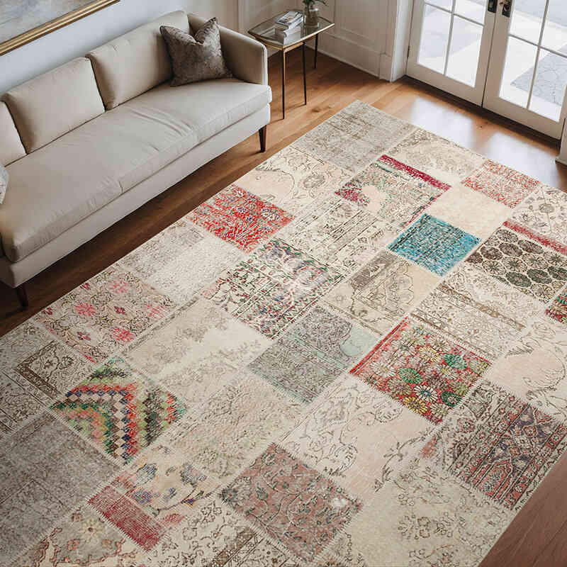 Alfombra Turca De Retazos - 250 cm x 353 cm - K0049726