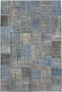 Boyalı Patchwork Halı - 235 cm x 353 cm