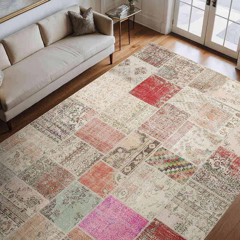 Patchwork Ek Dokuma Halı - 251 cm x 355 cm - K0049737
