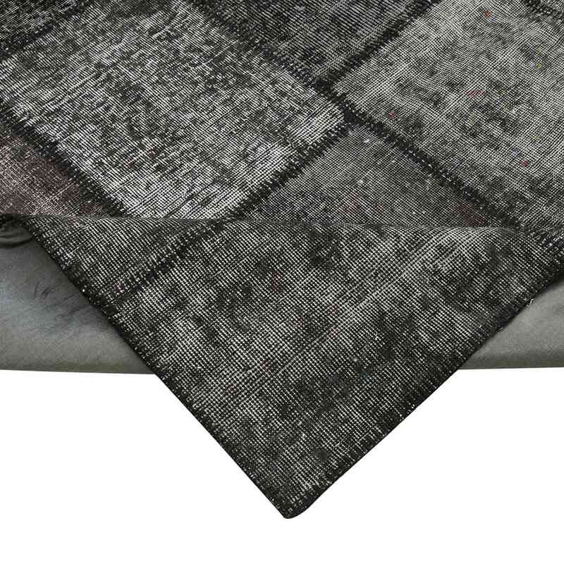 Siyah Boyalı Patchwork Halı - 256 cm x 352 cm - K0049748