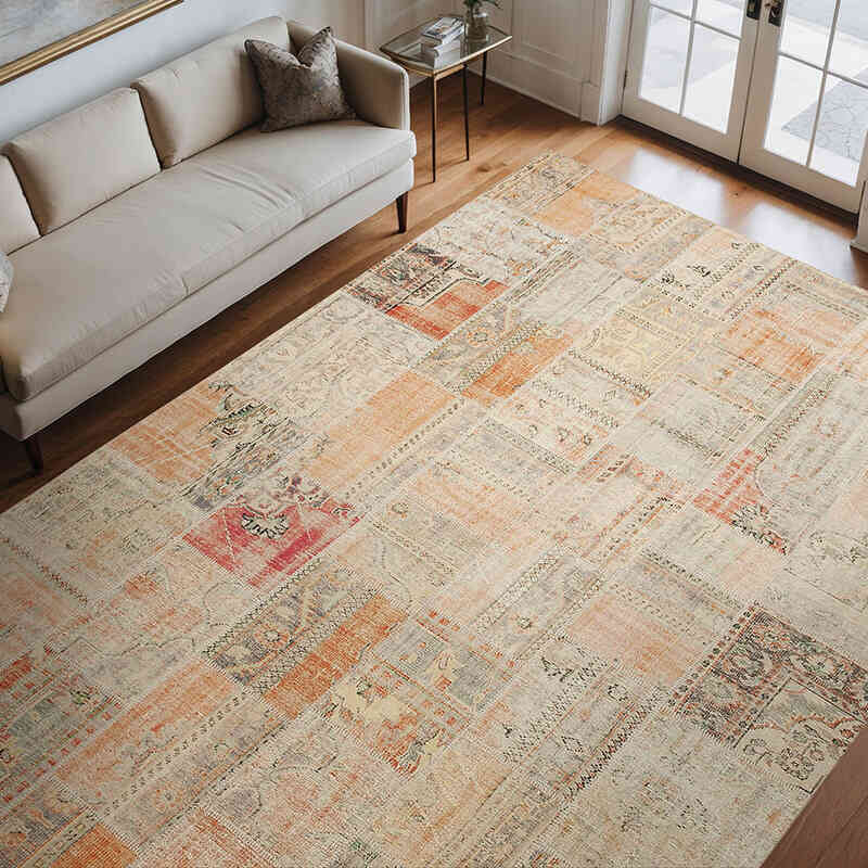 Alfombra Turca De Retazos - 257 cm x 353 cm - K0049756
