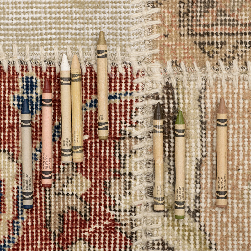 Patchwork Hand-Knotted Turkish Rug - 8' 2" x 11' 6" (98" x 138") - K0049808