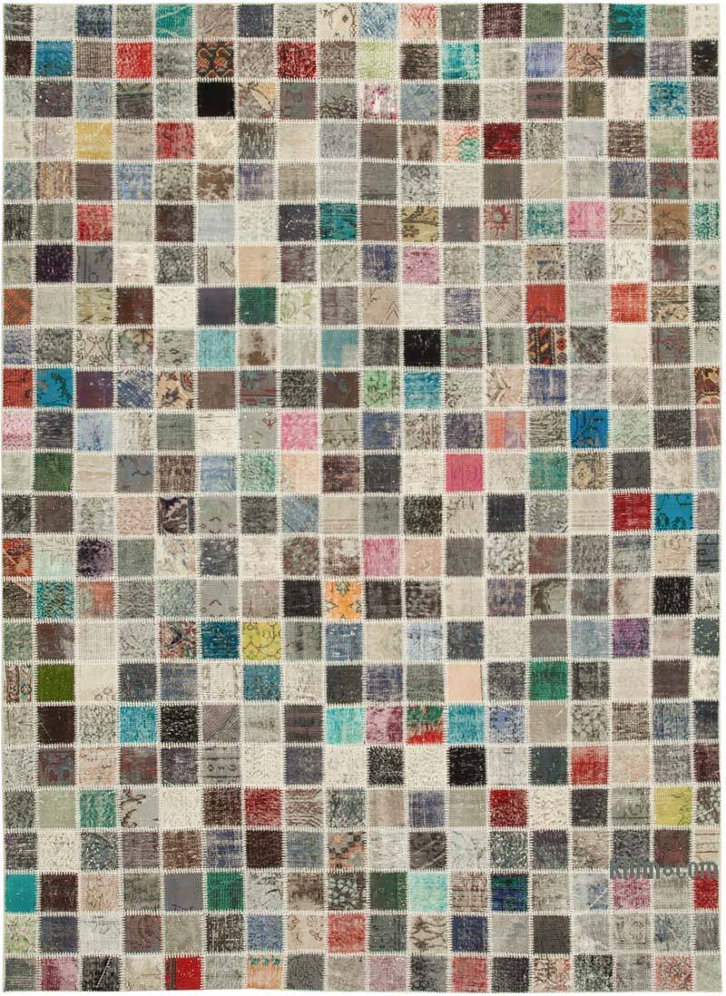 Çok Renkli Boyalı Patchwork Halı - 248 cm x 350 cm - K0049836