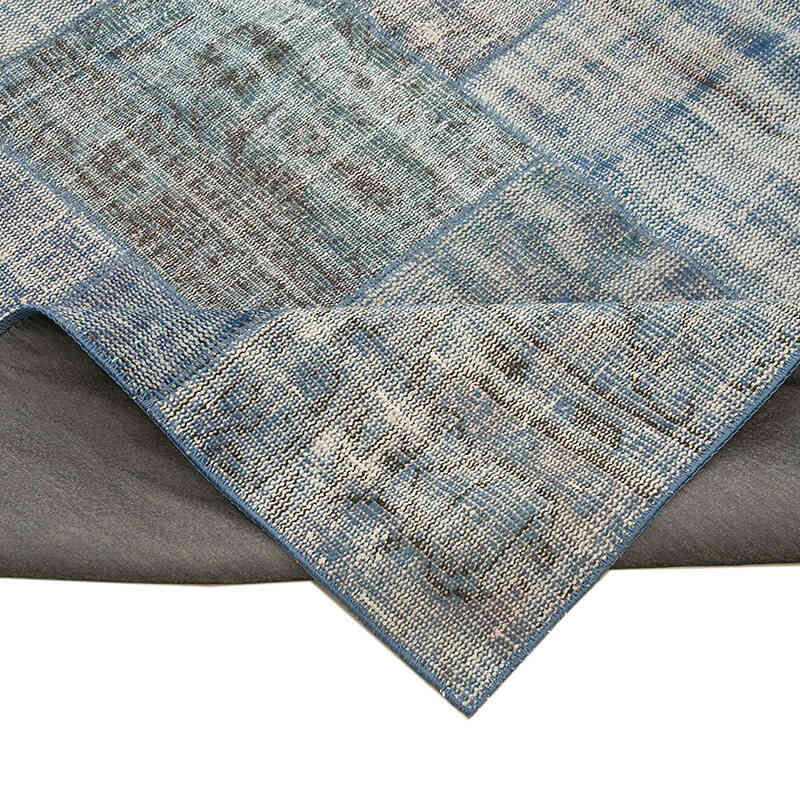 Alfombra De Retazos Turca Sobre-teñida - 248 cm x 348 cm - K0049847