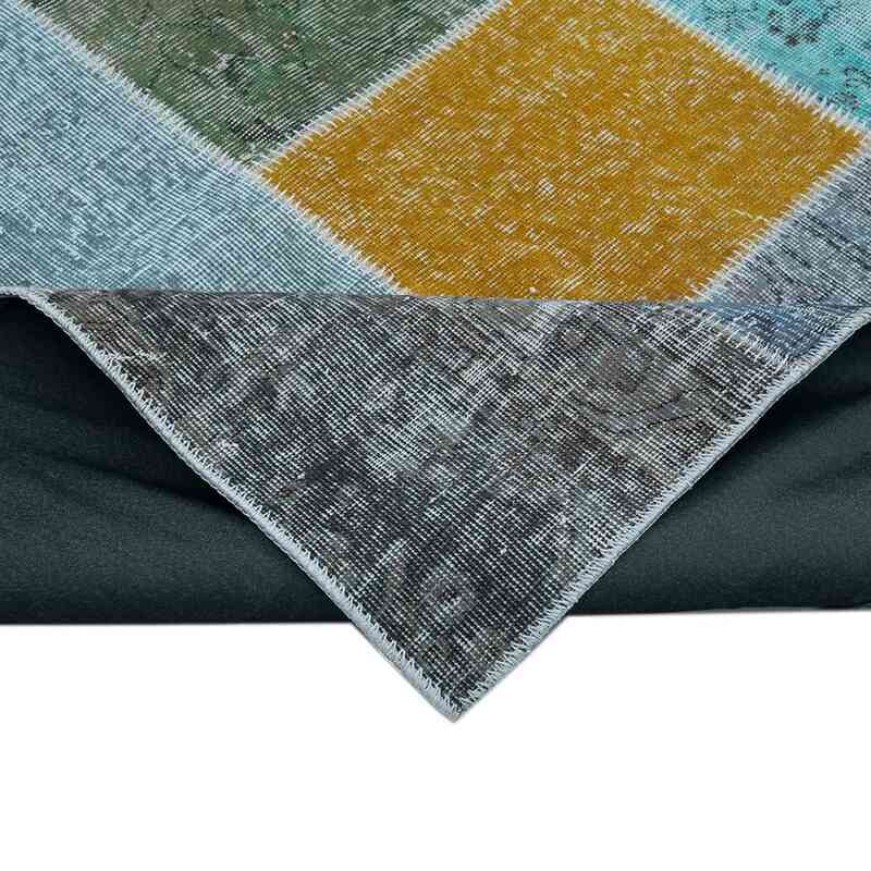 Çok Renkli Boyalı Patchwork Halı - 250 cm x 298 cm - K0049868