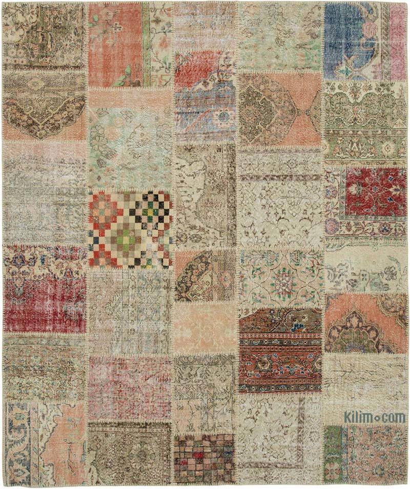 Patchwork Ek Dokuma Halı - 251 cm x 298 cm - K0049893