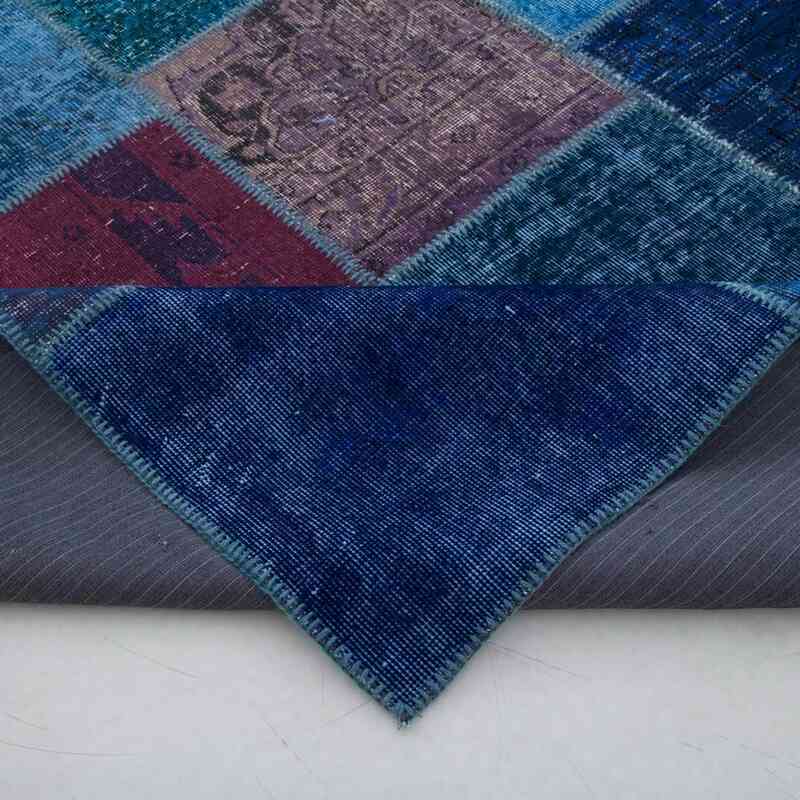 Çok Renkli Boyalı Patchwork Halı - 246 cm x 303 cm - K0049964