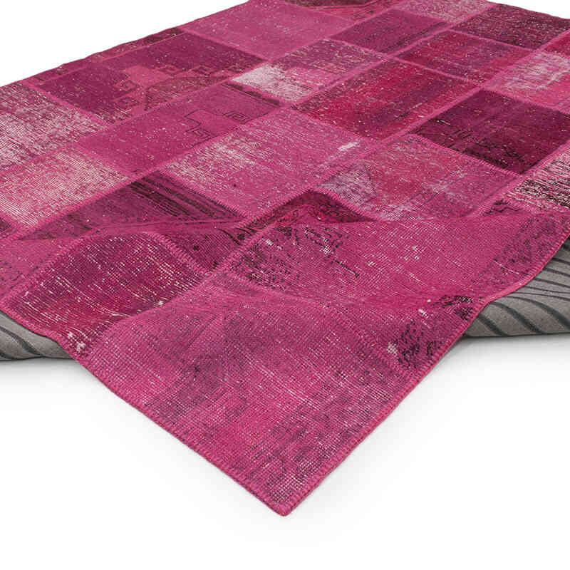 Alfombra De Retazos Turca Sobre-teñida - 242 cm x 300 cm - K0049979